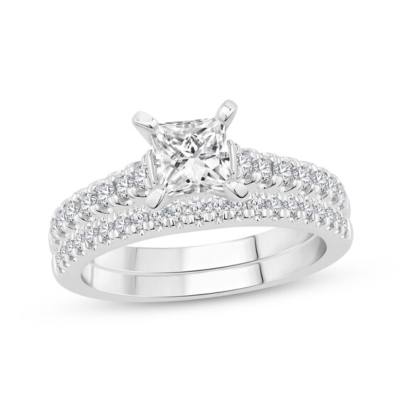 Previously Owned Diamond Bridal Set 1-1/6 ct tw 14K White Gold