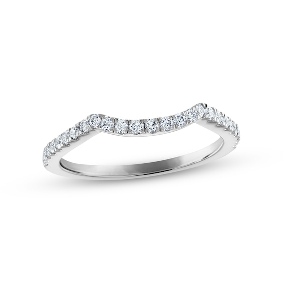 Previously Owned Diamond Wedding Band 1/4 ct tw Round-cut 14K White Gold