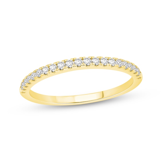 Previously Owned Lab-Grown Diamond Anniversary Ring 1/4 ct tw 14K Yellow Gold (F/VS2)