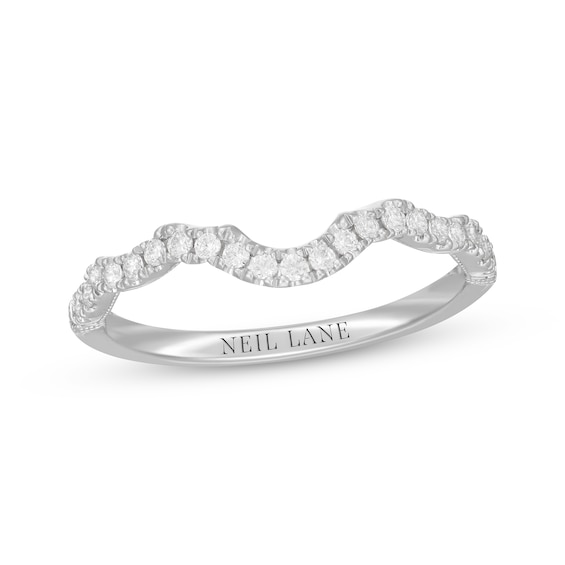 Previously Owned Neil Lane Diamond Wedding Band 1/4 ct tw Round-cut 14K White Gold