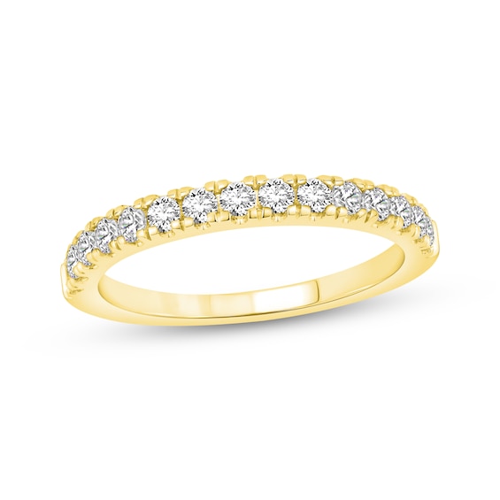 Previously Owned Lab-Grown Diamond Anniversary Ring 1/2 ct tw 14K Yellow Gold (F/VS2)