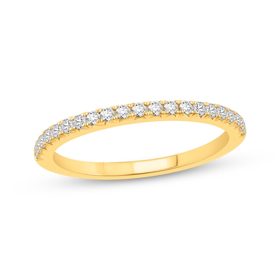 Previously Owned Lab-Grown Diamonds Anniversary Ring 1/4 ct tw 14K Yellow Gold