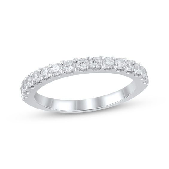 Previously Owned Lab-Grown Diamonds Anniversary Ring 1/2 ct tw 14K White Gold (F/VS2)
