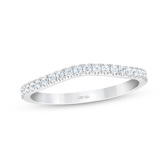 Previously Owned THE LEO First Light Diamond Wedding Band 1/4 ct tw 14K White Gold