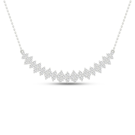 Previously Owned Lab-Created Diamonds by KAY Necklace 2 ct tw 14K White Gold 18"