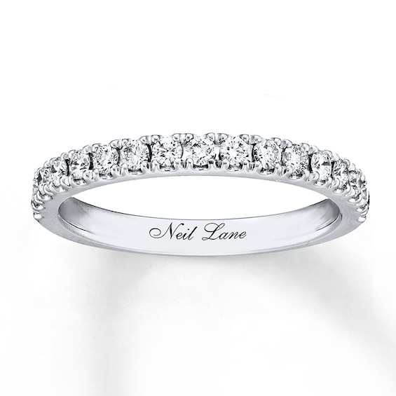 Previously Owned Neil Lane Wedding Band 3/8 ct tw Diamonds 14K White Gold