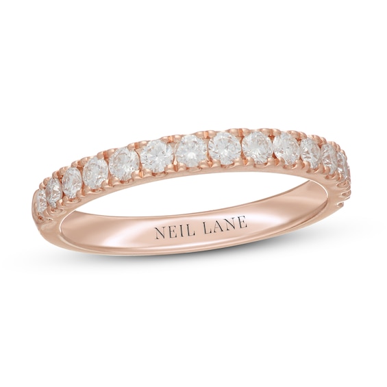 Previously Owned Neil Lane Diamond Wedding Band 1/2 ct tw 14K Rose Gold