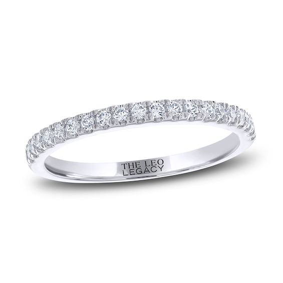 Previously Owned THE LEO Legacy Lab-Grown Diamond Wedding Band 1/4 ct tw 14K White Gold