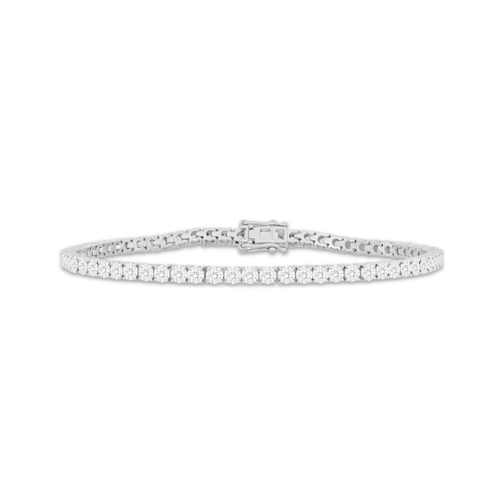 Previously Owned Men's Diamond Tennis Bracelet 1-1/4 ct tw 10K White Gold 8.5"