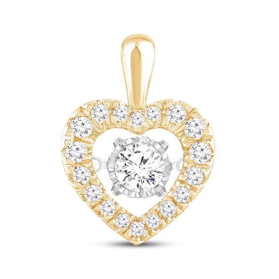 Previously Owned Unstoppable Love Diamond Heart Charm 1/3 ct tw 10K Yellow Gold