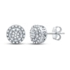 Thumbnail Image 0 of Lab-Created Diamonds by KAY Earrings 1/4 ct tw Sterling Silver *Due to supply constraints, these earrings may include natural diamonds.