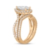 Thumbnail Image 2 of Neil Lane Artistry Pear-Shaped Lab-Grown Diamond Halo Bridal Set 2-1/2 ct tw 14K Yellow Gold