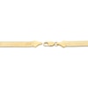 Thumbnail Image 2 of Solid Herringbone Chain Bracelet 6.8mm 14K Yellow Gold 7.5"