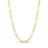 Thumbnail Image 1 of 4.65mm Figaro Chain Necklace Solid 10K Yellow Gold 22"