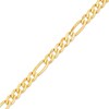 Thumbnail Image 2 of 4.65mm Figaro Chain Necklace Solid 10K Yellow Gold 22"