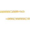 Thumbnail Image 3 of 4.65mm Figaro Chain Necklace Solid 10K Yellow Gold 22"