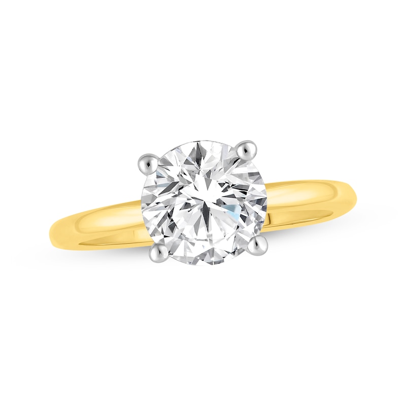 Main Image 1 of Adore Lab-Grown Diamonds Round-Cut Solitaire Engagement Ring 2 ct tw 14K Yellow Gold (F/VS2)