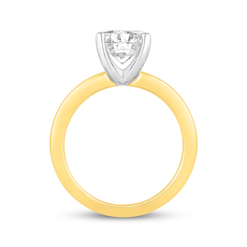 Main Image 3 of Adore Lab-Grown Diamonds Round-Cut Solitaire Engagement Ring 2 ct tw 14K Yellow Gold (F/VS2)