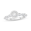 Thumbnail Image 1 of Adore Round-Cut Diamond Halo Engagement Ring 1/4 ct tw 10K White Gold
