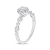 Thumbnail Image 2 of Adore Round-Cut Diamond Halo Engagement Ring 1/4 ct tw 10K White Gold