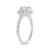 Thumbnail Image 2 of Baguette & Round-Cut Diamond Fashion Ring 3/4 ct tw 14K White Gold