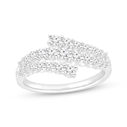 KAY Lab-Grown Diamonds Bypass-Look Ring 3/4 ct tw 14K White Gold