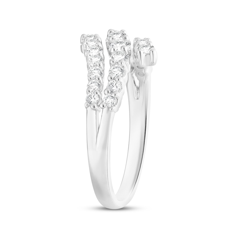 Main Image 2 of KAY Lab-Grown Diamonds Bypass-Look Ring 3/4 ct tw 14K White Gold
