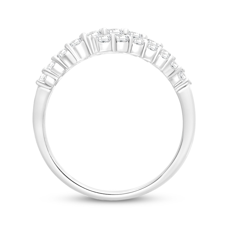 Main Image 3 of KAY Lab-Grown Diamonds Bypass-Look Ring 3/4 ct tw 14K White Gold