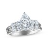 Thumbnail Image 1 of Adore Pear-Shaped Diamond Bridal Set 1-1/2 ct tw 14K White Gold