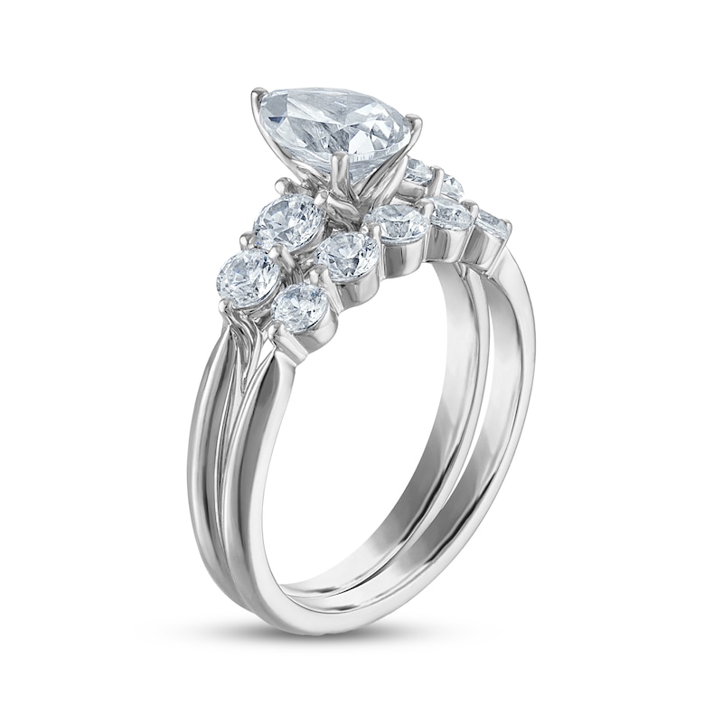 Main Image 2 of Adore Pear-Shaped Diamond Bridal Set 1-1/2 ct tw 14K White Gold