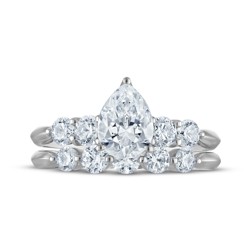 Main Image 3 of Adore Pear-Shaped Diamond Bridal Set 1-1/2 ct tw 14K White Gold