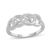 Thumbnail Image 1 of Diamond Knot Fashion Ring 1/5 ct tw Sterling Silver