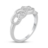Thumbnail Image 2 of Diamond Knot Fashion Ring 1/5 ct tw Sterling Silver