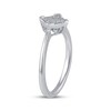 Thumbnail Image 2 of Diamond Accent Pavé Tilted Square Fashion Ring Sterling Silver