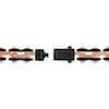 Thumbnail Image 3 of Men's Link Bracelet Black & Rose Ion-Plated Stainless Steel 8.5"