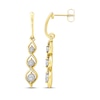 Thumbnail Image 3 of Memories Moments Magic Diamond Twist Earrings 1/5 ct tw 10K Yellow Gold