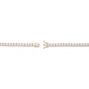 Thumbnail Image 3 of White Lab-Created Sapphire Tennis Bracelet 24K Yellow Gold Vermeil Sterling Silver 7.25"