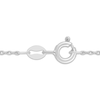 Thumbnail Image 3 of Multi-Diamond Cluster Curved Bar Necklace 1/2 ct tw Sterling Silver 18"