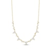 Thumbnail Image 1 of Diamond Scatter Necklace 1/2 ct tw 10K Yellow Gold 18"