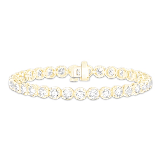 KAY Lab-Grown Diamonds Fashion Bracelet 8 ct tw 10K Yellow Gold 7"
