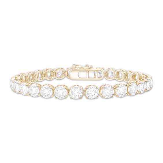 KAY Lab-Grown Diamonds Fashion Bracelet 10 ct tw 10K Yellow Gold 7"