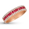 Thumbnail Image 1 of Le Vian Natural Ruby Ring 1/3 cttw Diamonds 14K Strawberry Gold