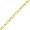 Thumbnail Image 2 of 3.9mm Figaro Chain Necklace Semi-Solid 14K Solid Yellow Gold 22"