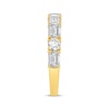 Thumbnail Image 1 of Lab-Created Diamonds by KAY Round & Emerald-Cut Anniversary Ring 2 ct tw 14K Yellow Gold