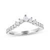 Thumbnail Image 1 of THE LEO Ideal Cut Diamond Graduated Contour Band 1/2 ct tw 14K White Gold