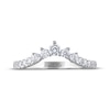 Thumbnail Image 3 of THE LEO Ideal Cut Diamond Graduated Contour Band 1/2 ct tw 14K White Gold