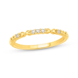 Adore Diamond Stackable Wedding Band 1/20 ct tw 14K Yellow Gold