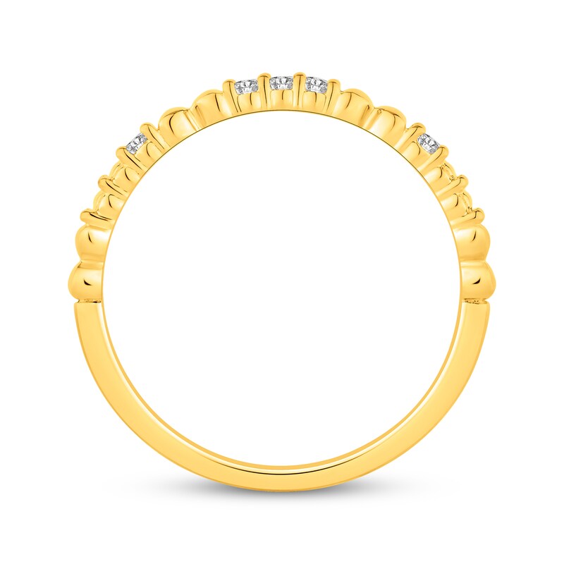 Main Image 3 of Adore Diamond Stackable Wedding Band 1/20 ct tw 14K Yellow Gold