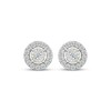 Thumbnail Image 2 of KAY Lab-Grown Diamonds Halo Stud Earrings 1/4 ct tw Sterling Silver