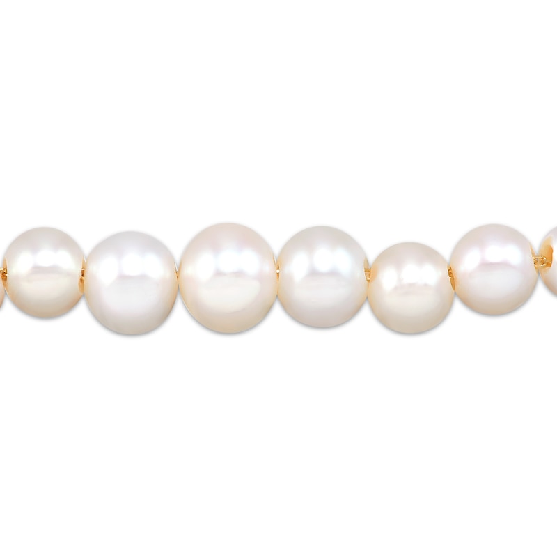 Main Image 3 of Cultured Pearl & Bead Bracelet 14K Yellow Gold 7.25"